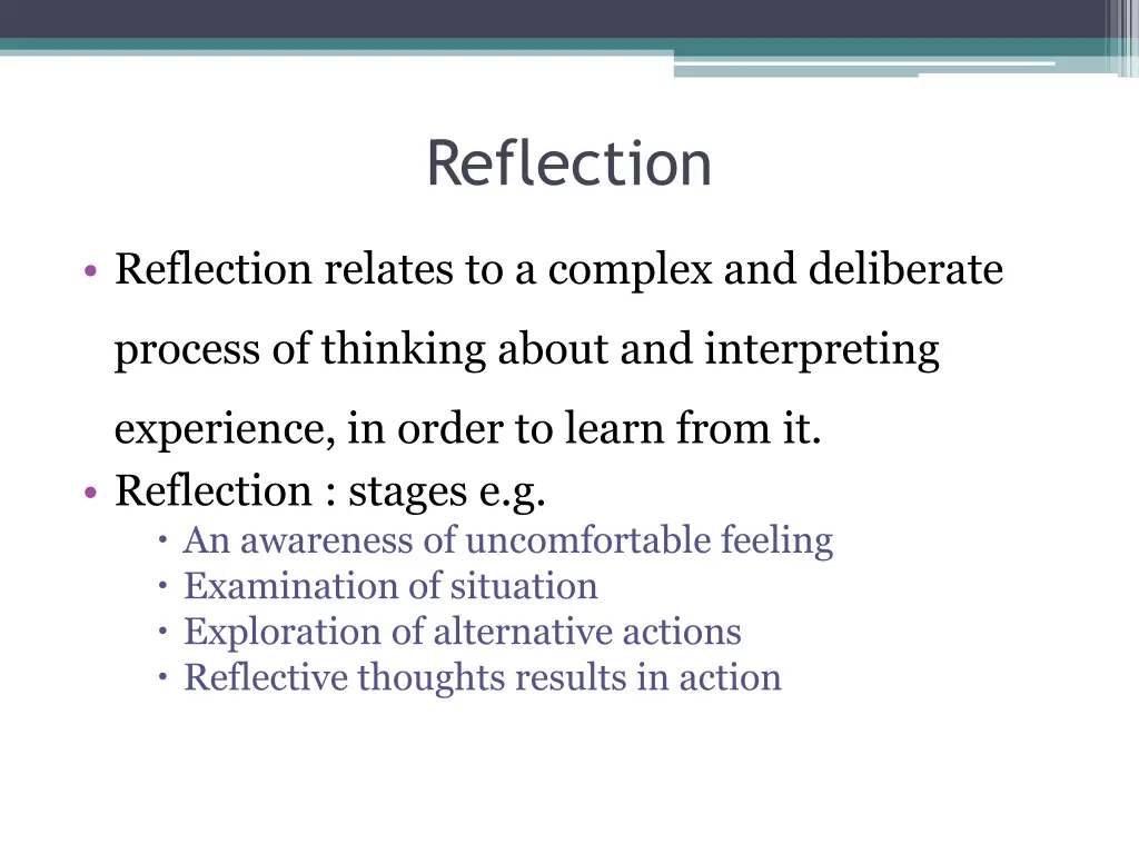 reflection