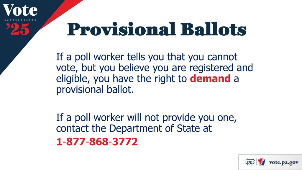 provisional ballots provisional ballots
