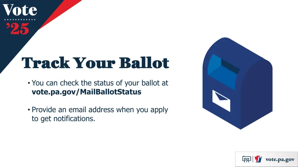 track your ballot track your ballot