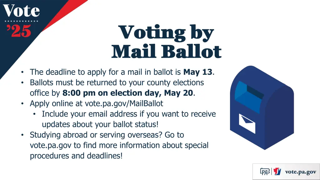 voting by voting by mail ballot mail ballot