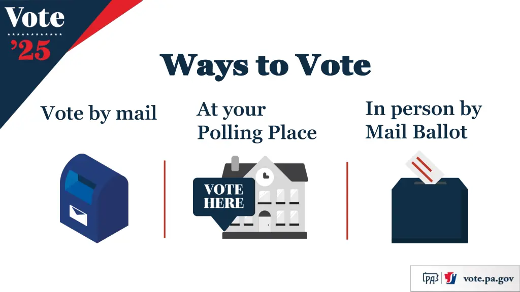 ways to vote ways to vote