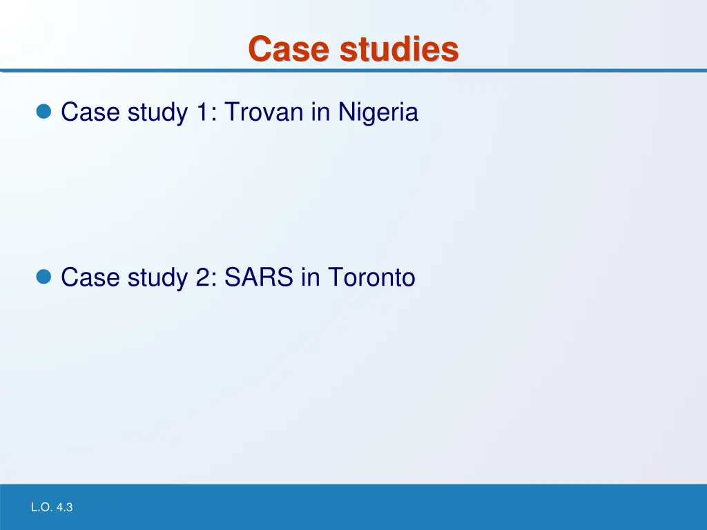 case studies