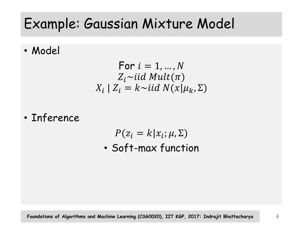example gaussian mixture model