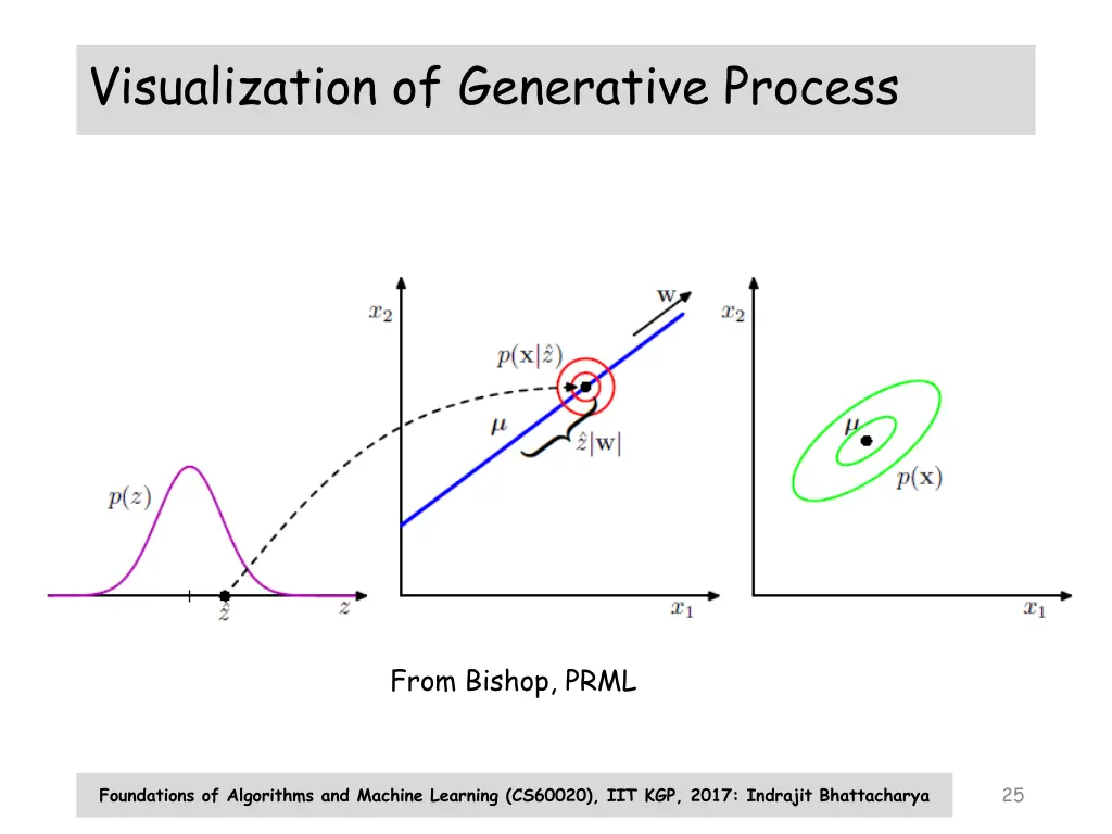 visualization of generative process