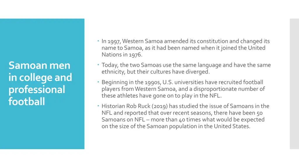 in 1997 western samoa amended its constitution