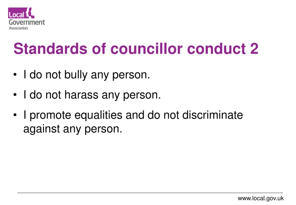 standards of councillor conduct 2