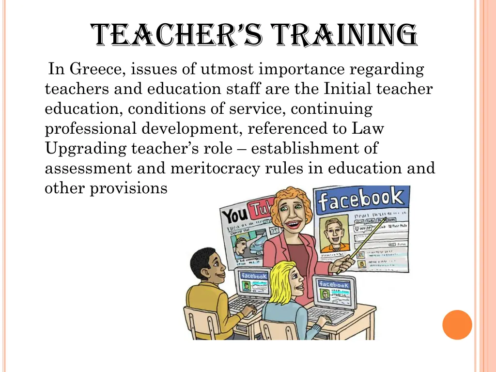 teacher s training in greece issues of utmost