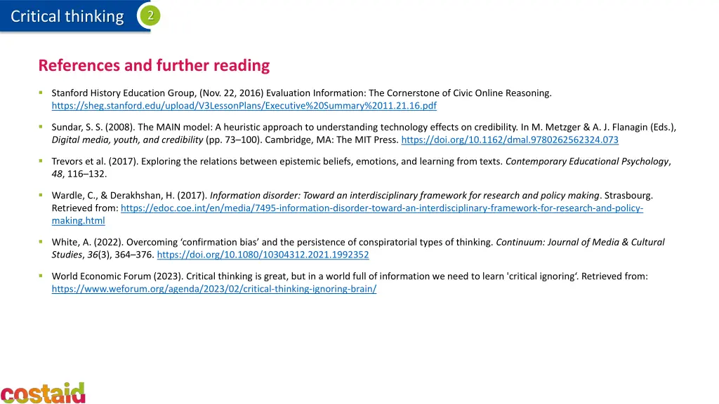 critical thinking 15