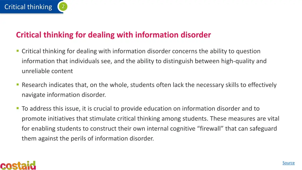 critical thinking 3