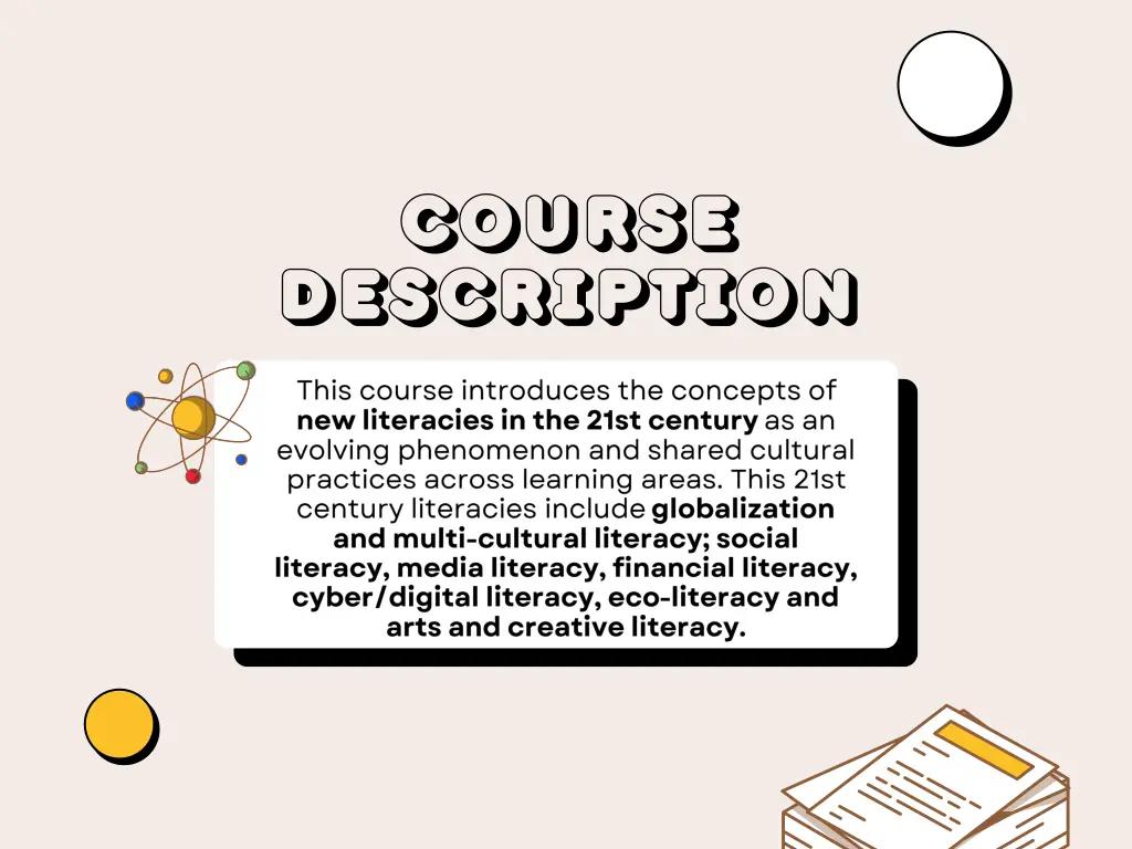 course description