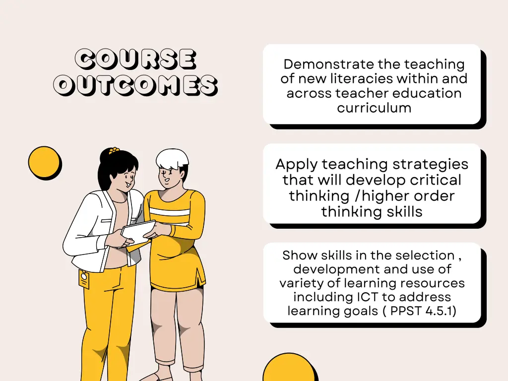 course outcomes 1