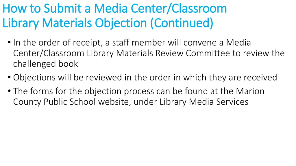 how to submit a media center classroom 1