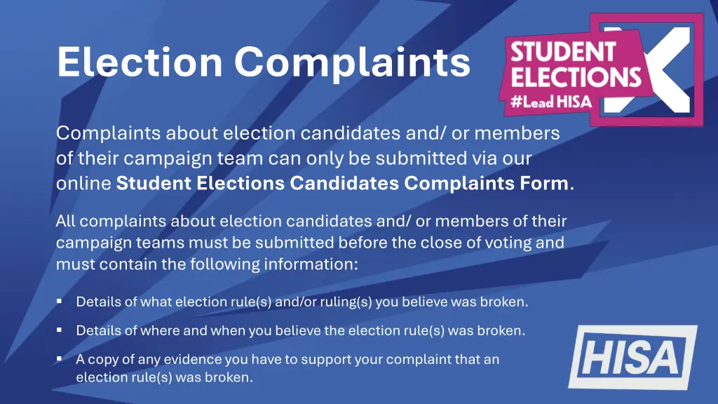 election complaints
