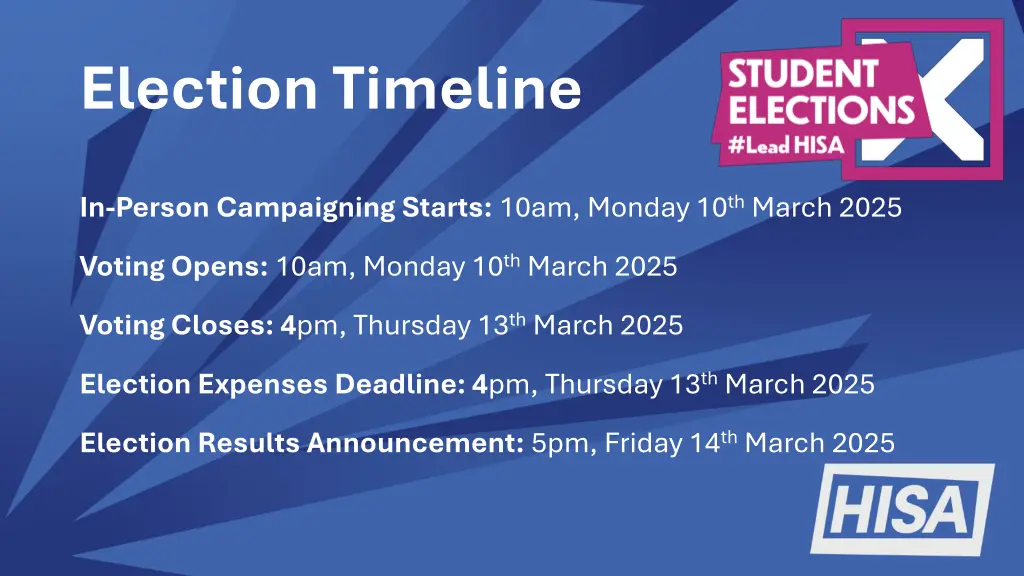 election timeline 1