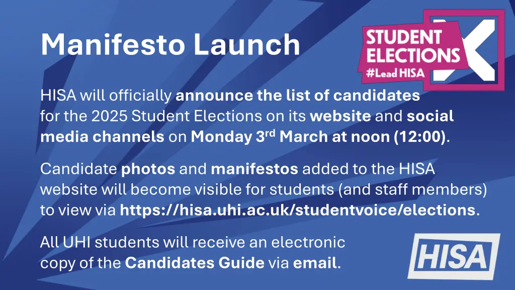manifesto launch