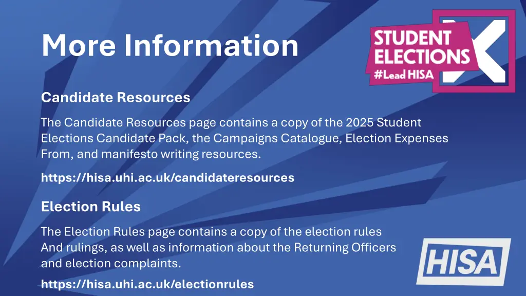 more information