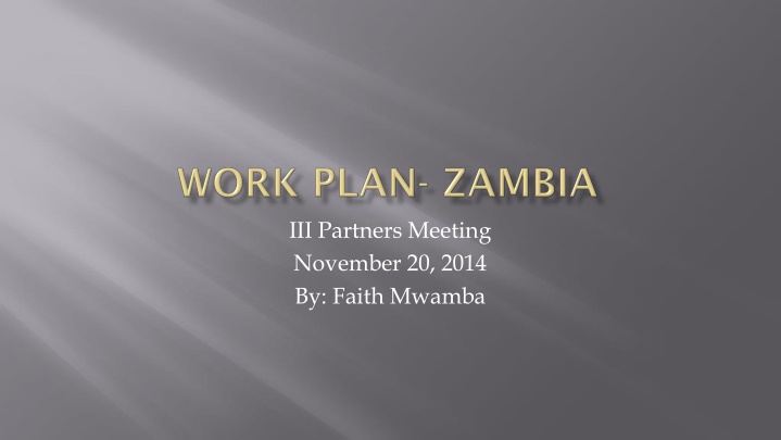 iii partners meeting november 20 2014 by faith