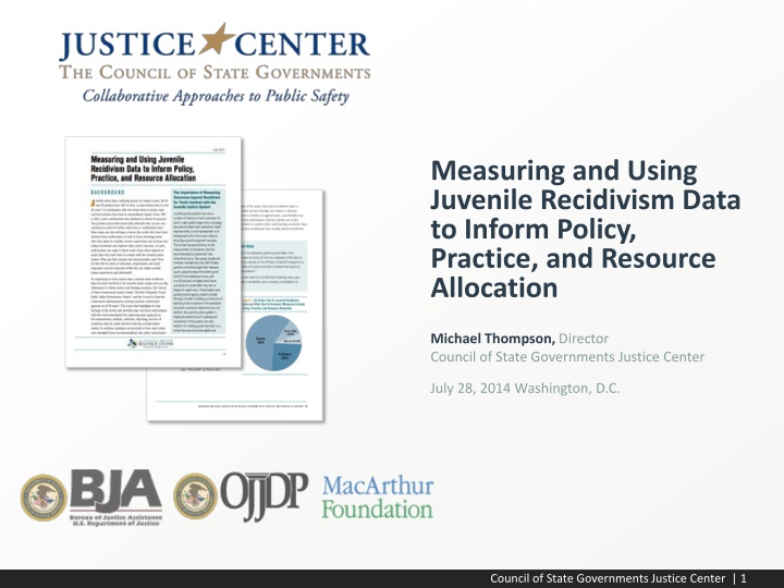 measuring and using juvenile recidivism data