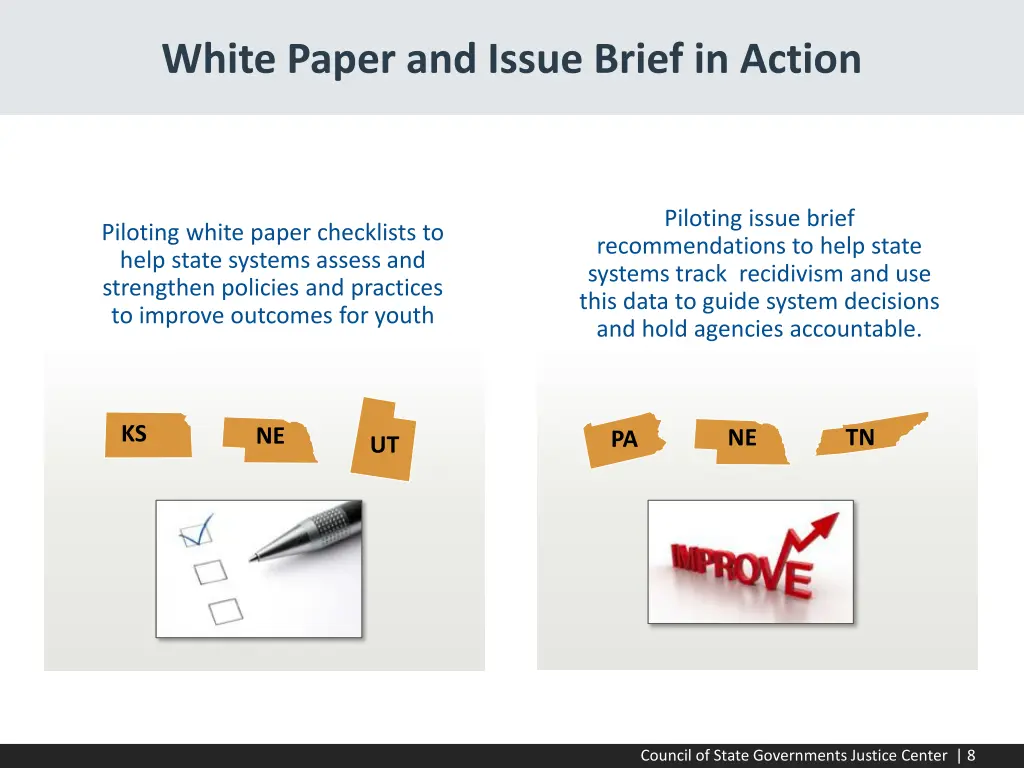 white paper and issue brief in action