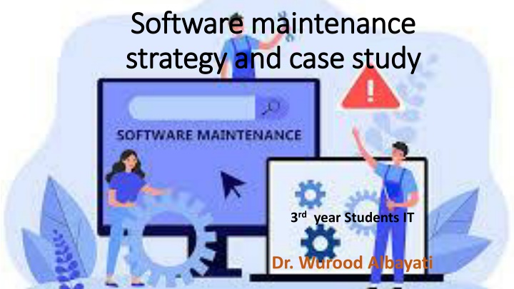 software maintenance software maintenance