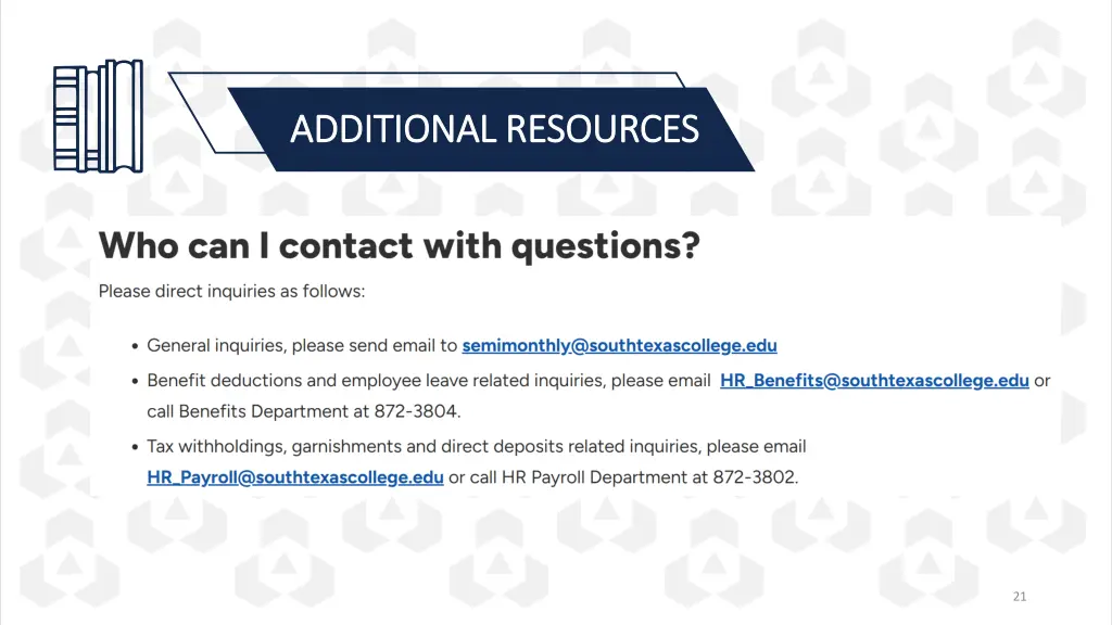 additional resources additional resources