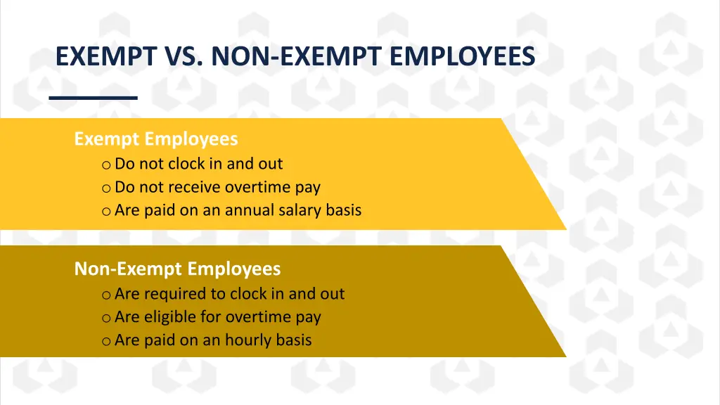 exempt vs non exempt employees