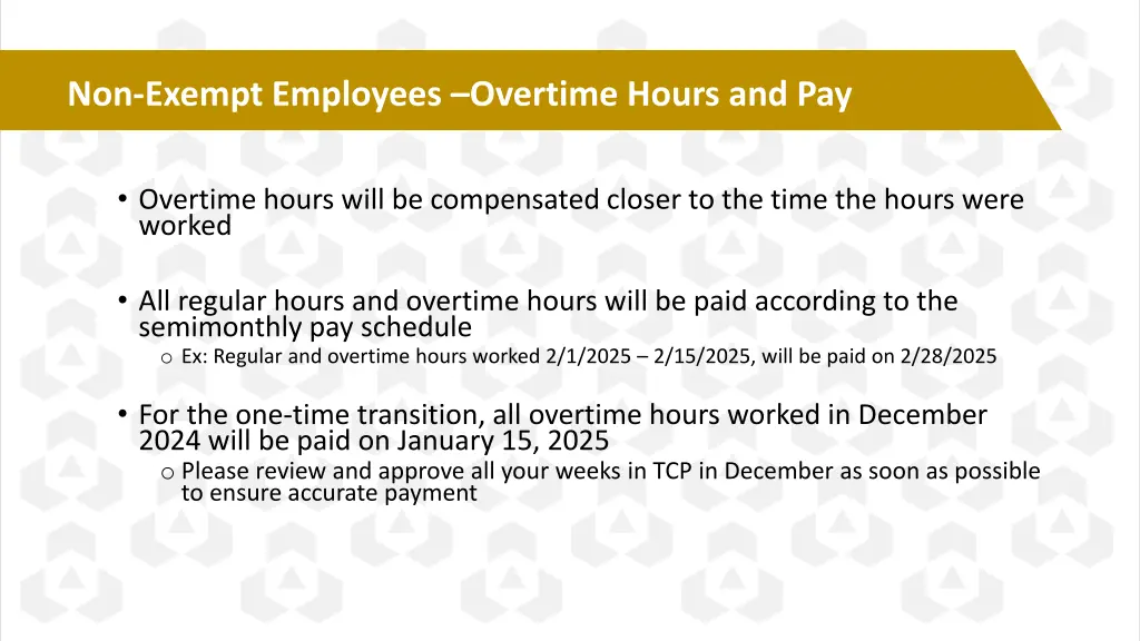 non exempt employees overtime hours and pay
