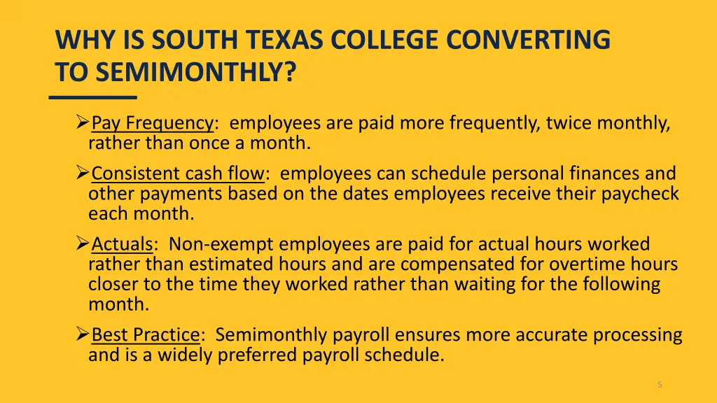 why is south texas college converting