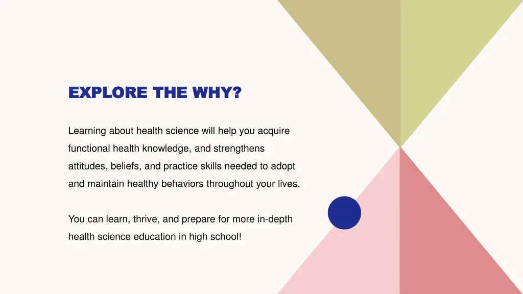 explore the why explore the why