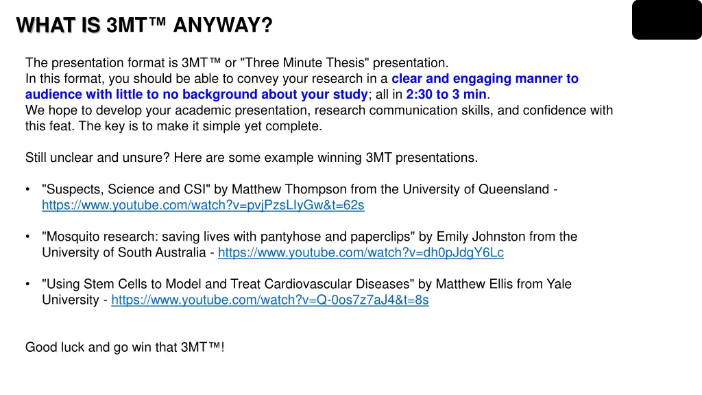 what is 3mt