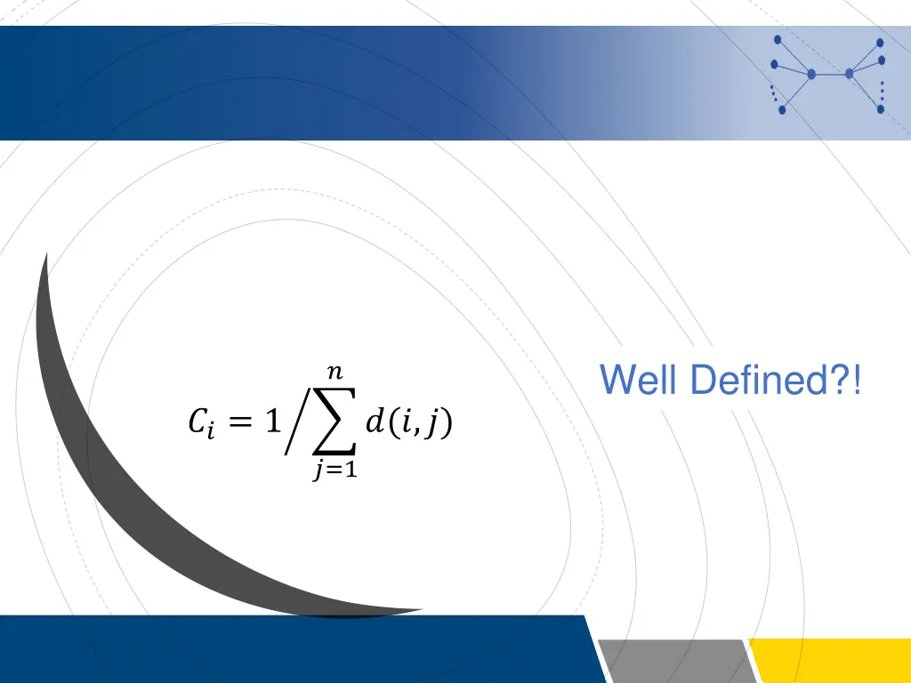 well defined