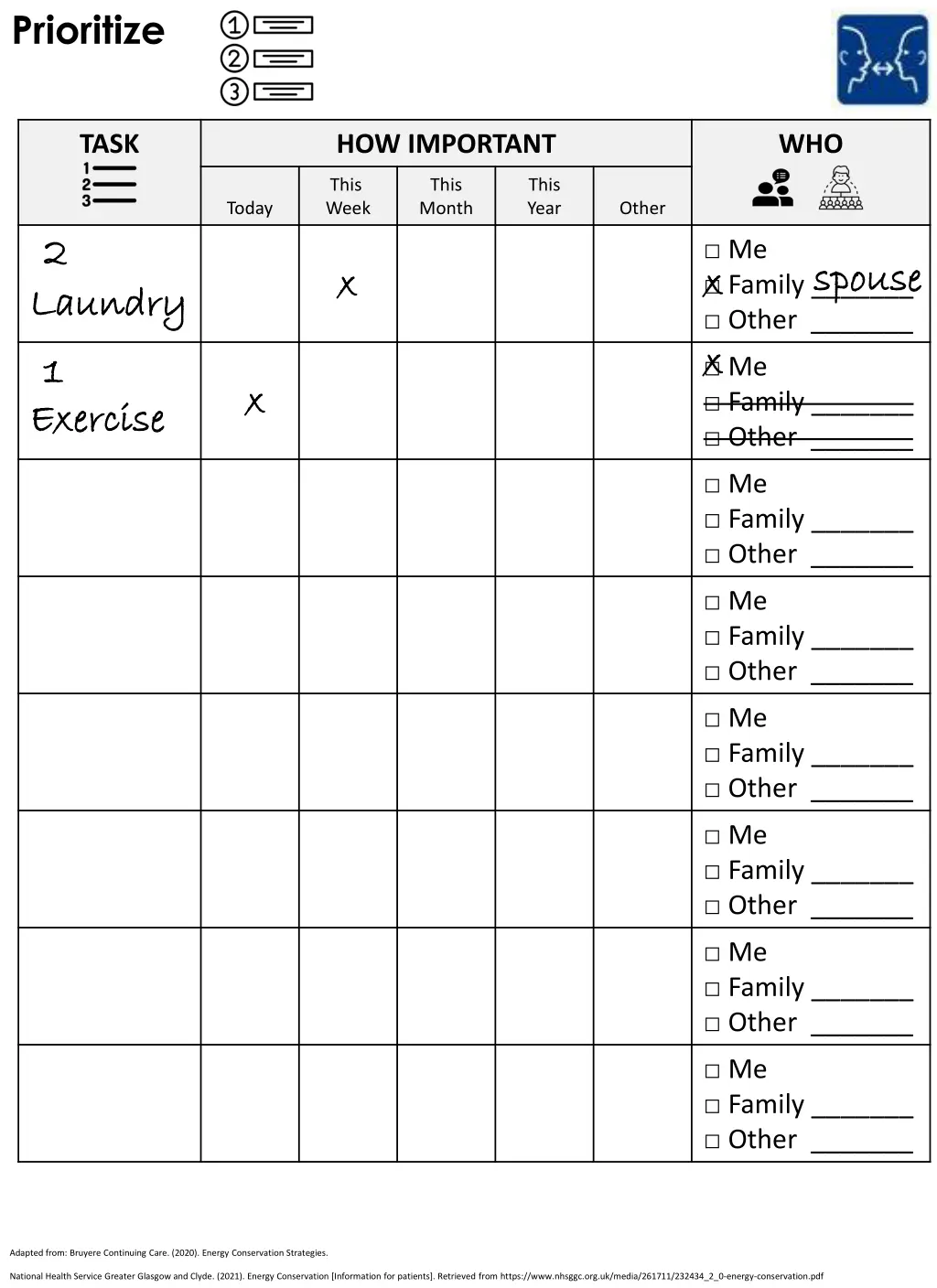 prioritize 2
