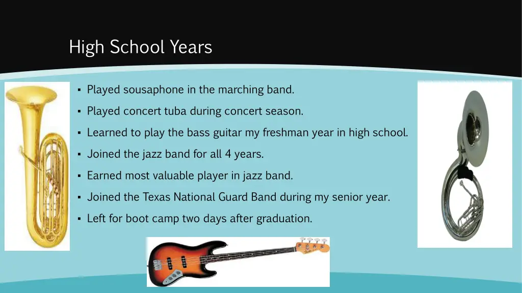 high school years