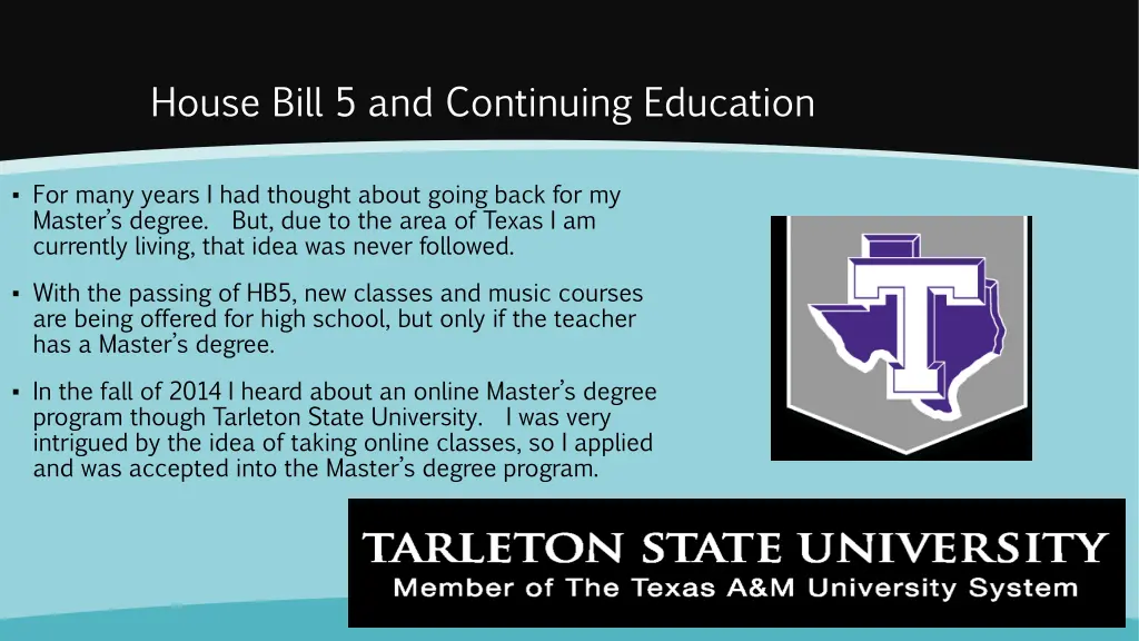 house bill 5 and continuing education