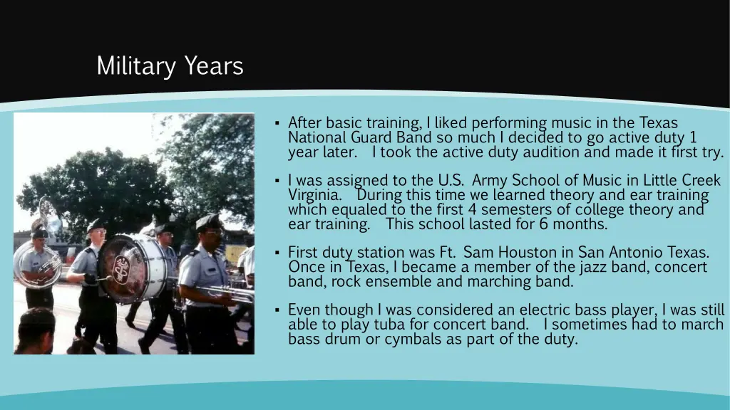 military years