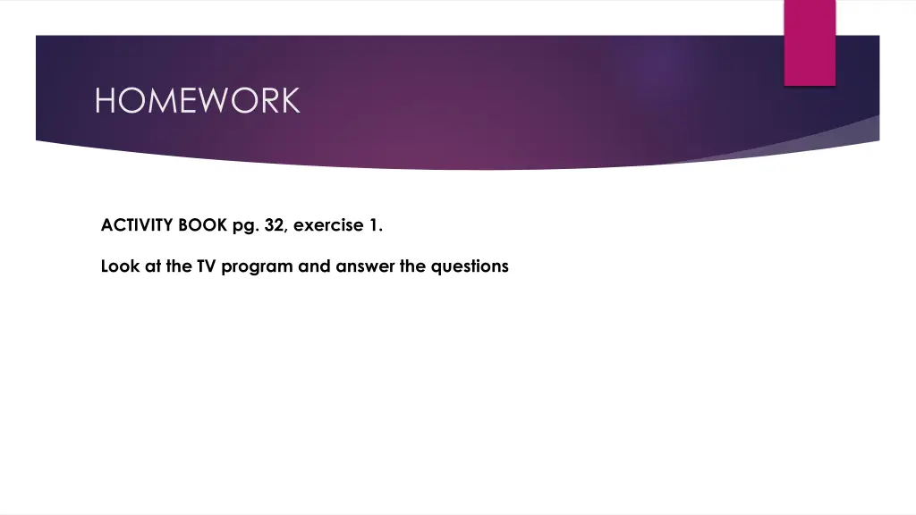 homework