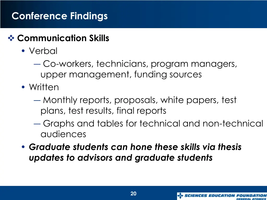 conference findings 4