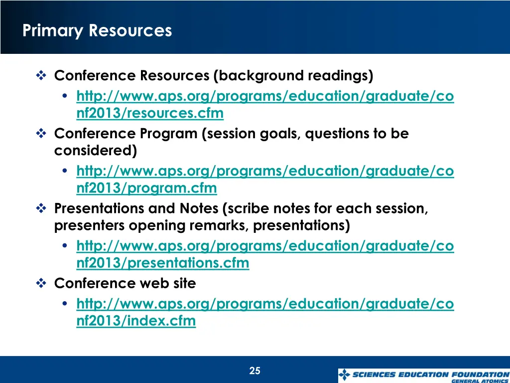 primary resources