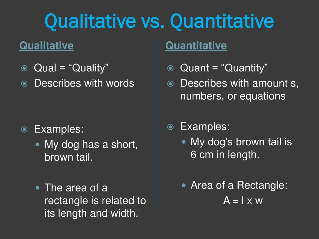 qualitative vs quantitative qualitative