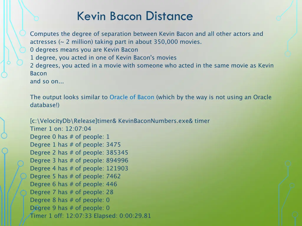 kevin bacon distance