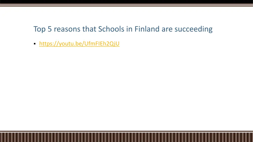 top 5 reasons that schools in finland