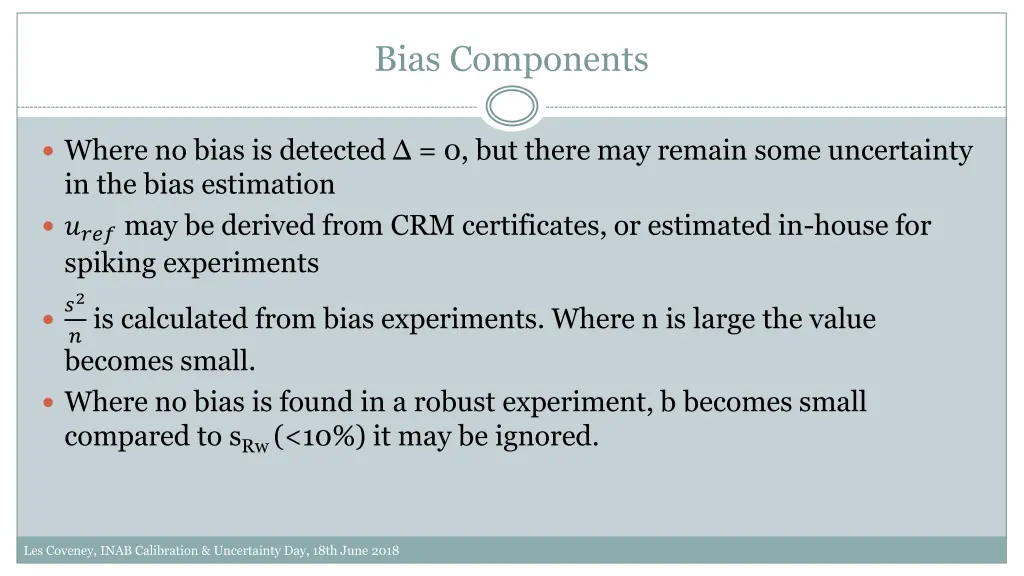 bias components