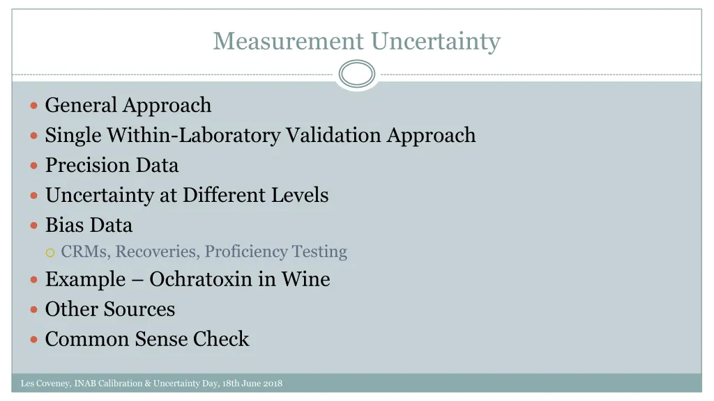 measurement uncertainty