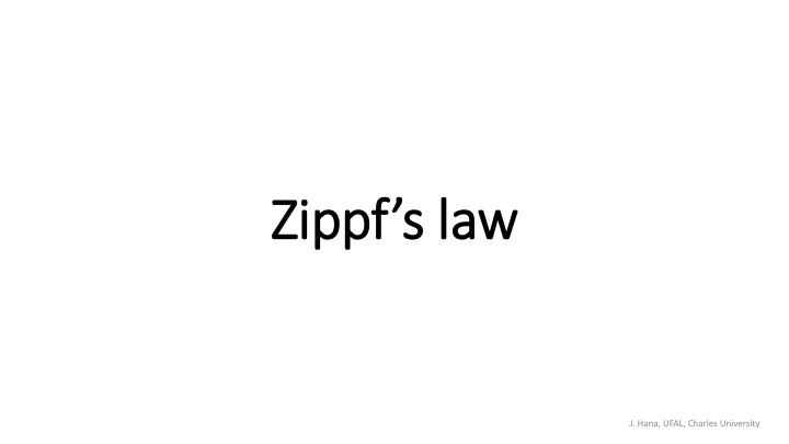 zippf s zippf s law