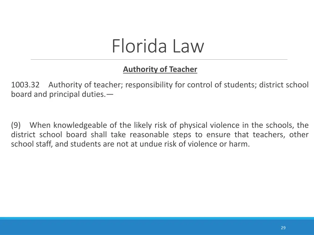 florida law 14