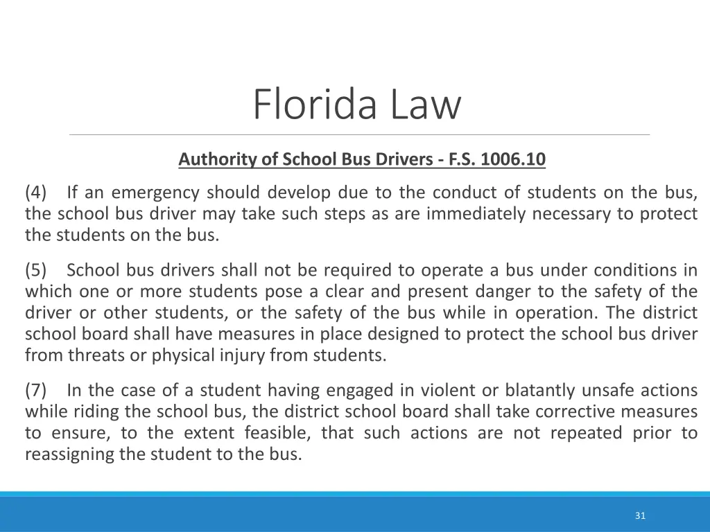 florida law 16