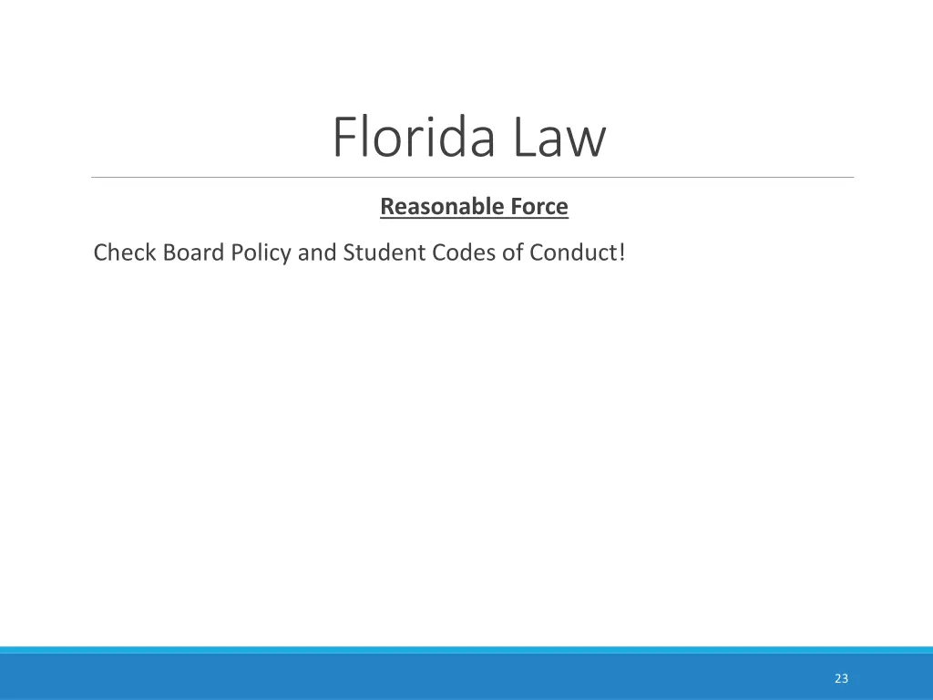 florida law 8