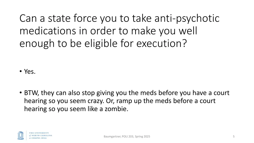 can a state force you to take anti psychotic