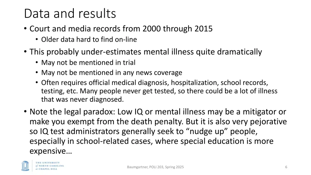 data and results court and media records from