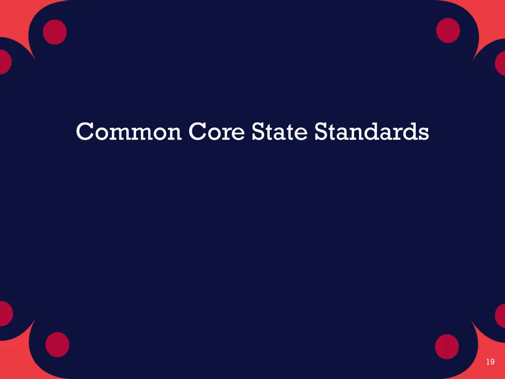 common core state standards